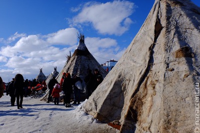 Оленеводы отметили праздник Вылгыкоранмат в селе Мейныпильгино