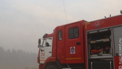 Пожар в центральной России затрагивает национальный парк "Мщера"