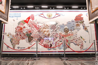В Чебоксарах открылся Музей вышитой карты России