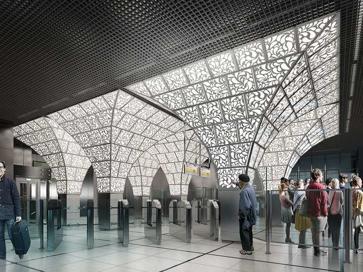 Станцию московского метро украсят орнаментом в русском стиле
