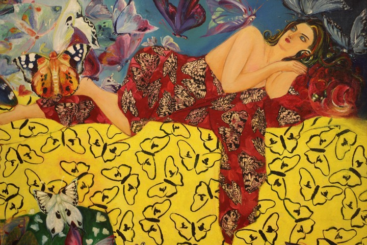 Выставка азербайджанских художников "Хары бюльбюль - цветок мира и любви"