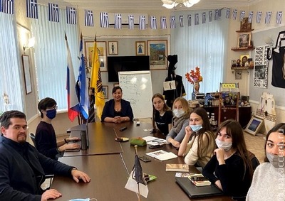 Слушатели Школы межэтнической журналистики посетили греческое общество   