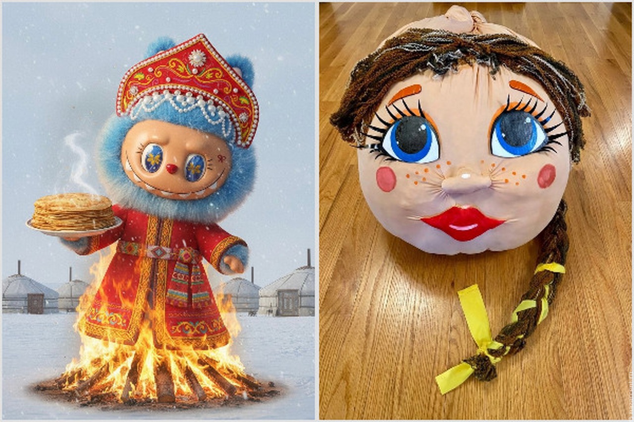Гигантскую лабубу сожгут на Масленицу в Липецкой области