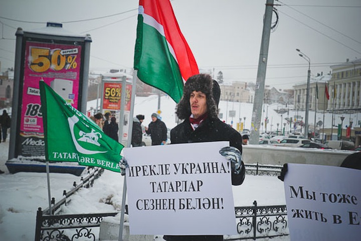 Татарские националисты поддержали митингующих на Евромайдане