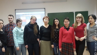Студенты школы встретились с Александрой Мяхановой
