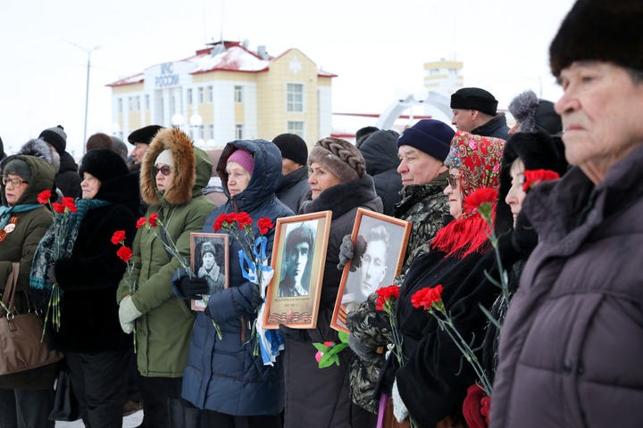 Митинг в память об участниках оленно-транспортных батальонов прошел в Нарьян-Маре