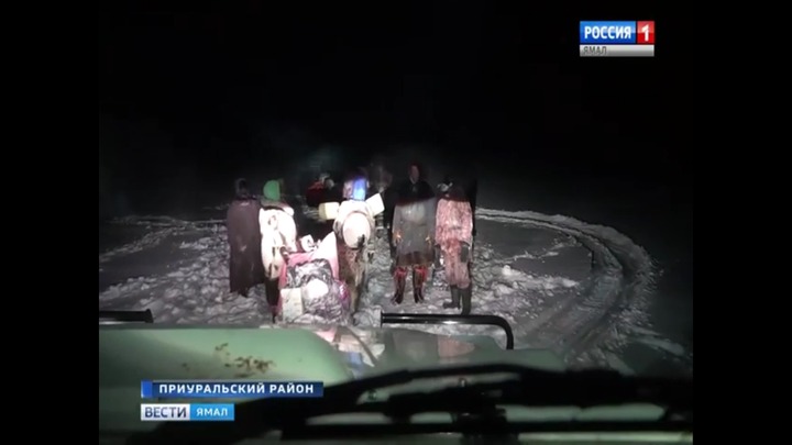 Замерзающую семью оленеводов спасли на Ямале