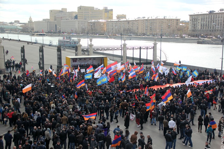 Митинг, посвященный 100-летию геноцида армян - Национальный акцент