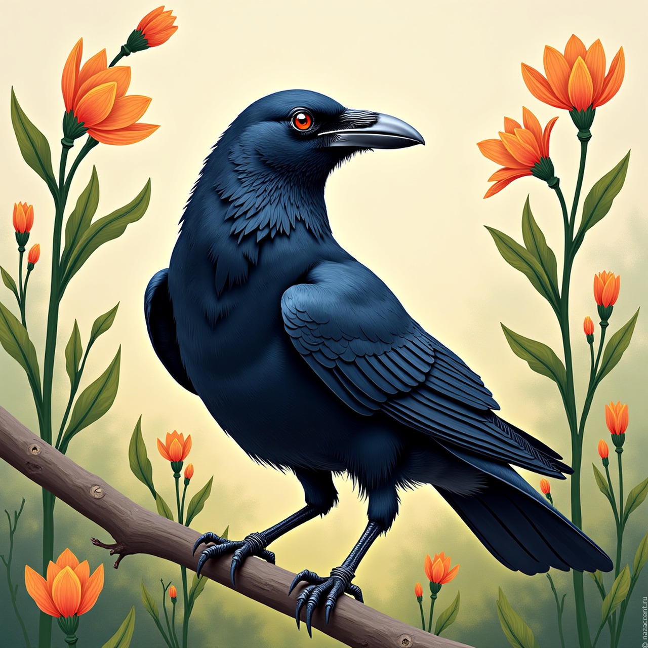 Ворона прилетела – весна началась