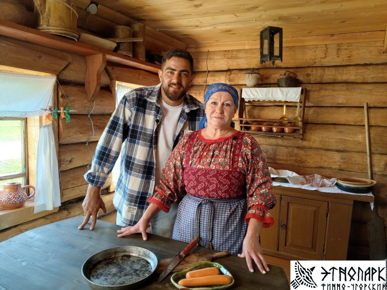 В Финно-угорском этнопарке прошли съемки шоу о  национальных блюдах коми