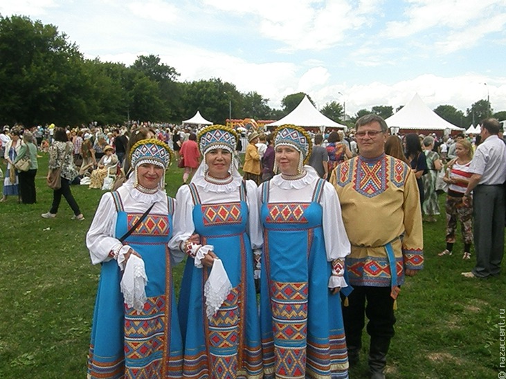 "Русское поле" в Коломенском - Национальный акцент