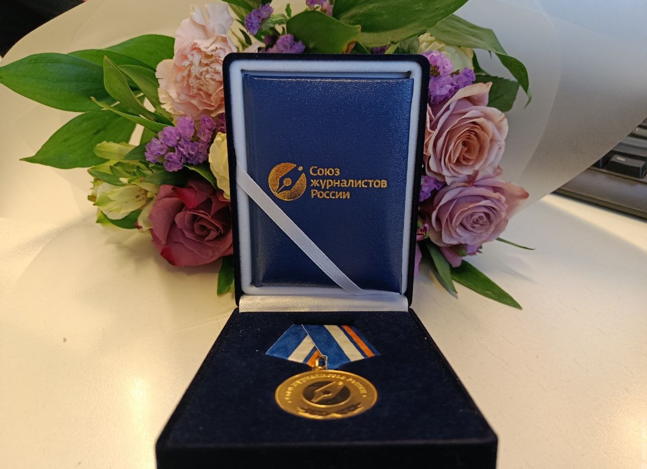 Наставника Школы межэтнической журналистики Елену Домчеву отметили в Союзе журналистов России