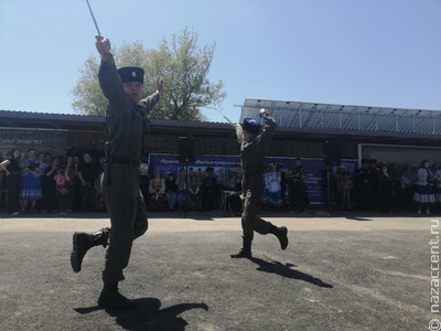 Обряд куначества показали на казачьем фестивале в Ставропольском крае