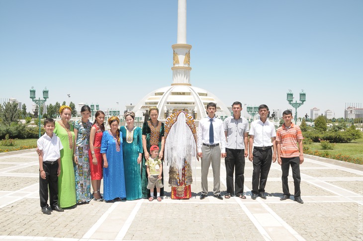 Туркменская свадьба - Национальный акцент