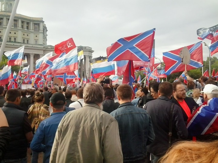 В Москве подана заявка на проведение "Русского марша за Новороссию"