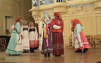 Выступление фольклорного ансамбля "Уфтюжаночка"