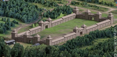 В Кирове представили макет будущего деревянного кремля