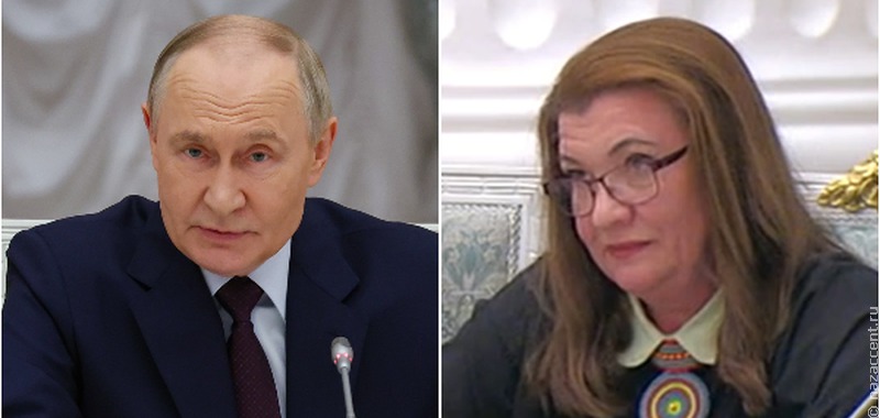 Маргарита Лянге предложила Владимиру Путину создать в Москве этнокреативный кластер и подарила пластинку "Звука Евразии"