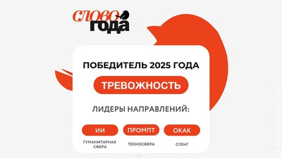 Словом года по итогам народного голосования стало "тревожность"