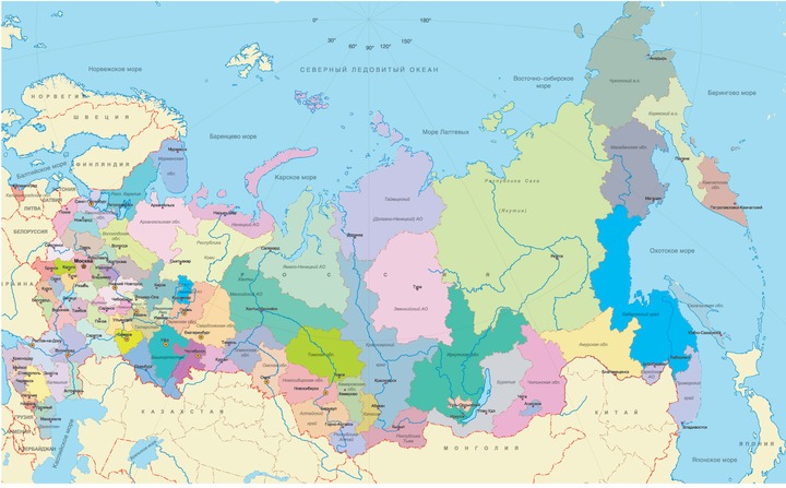 Карта сепаратизма в россии