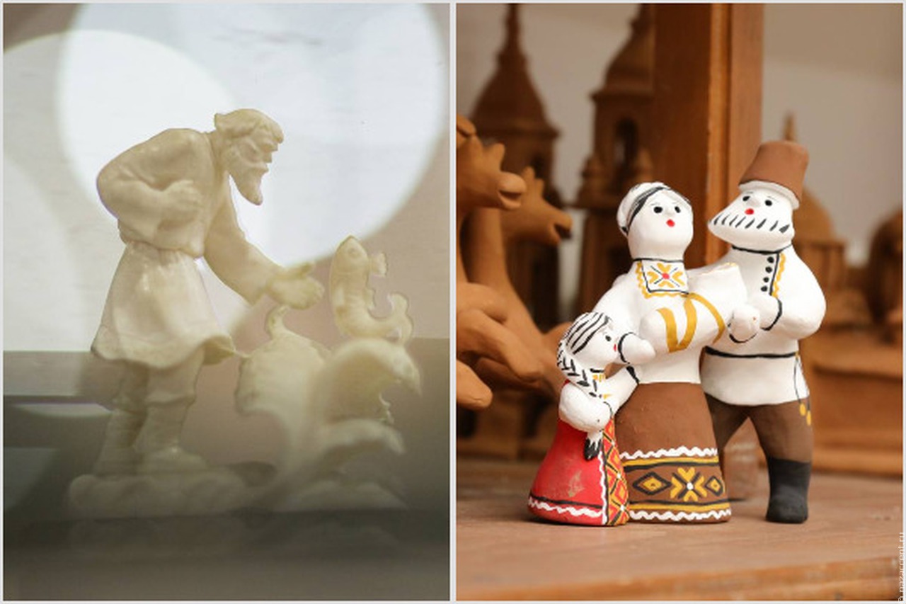 Холмогорская резьба по кости и каргопольская глиняная игрушка признаны этнокультурным достоянием России