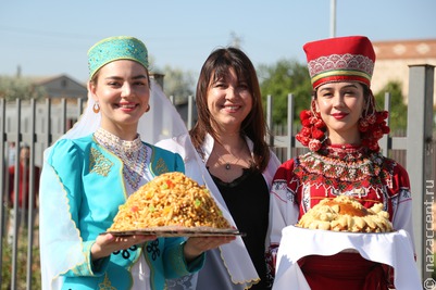 Сабантуй отпраздновали в Астраханской области на трех площадках