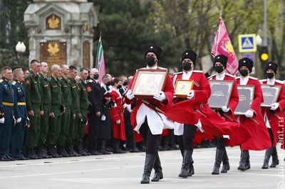 Кубанские казаки примут участие в параде Победы в Москве