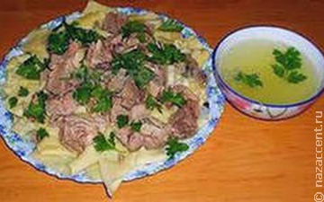 Бешбармак - национальное казахское блюдо
