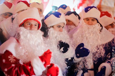 Деды Морозы со всей России приехали на съезд в Новосибирске