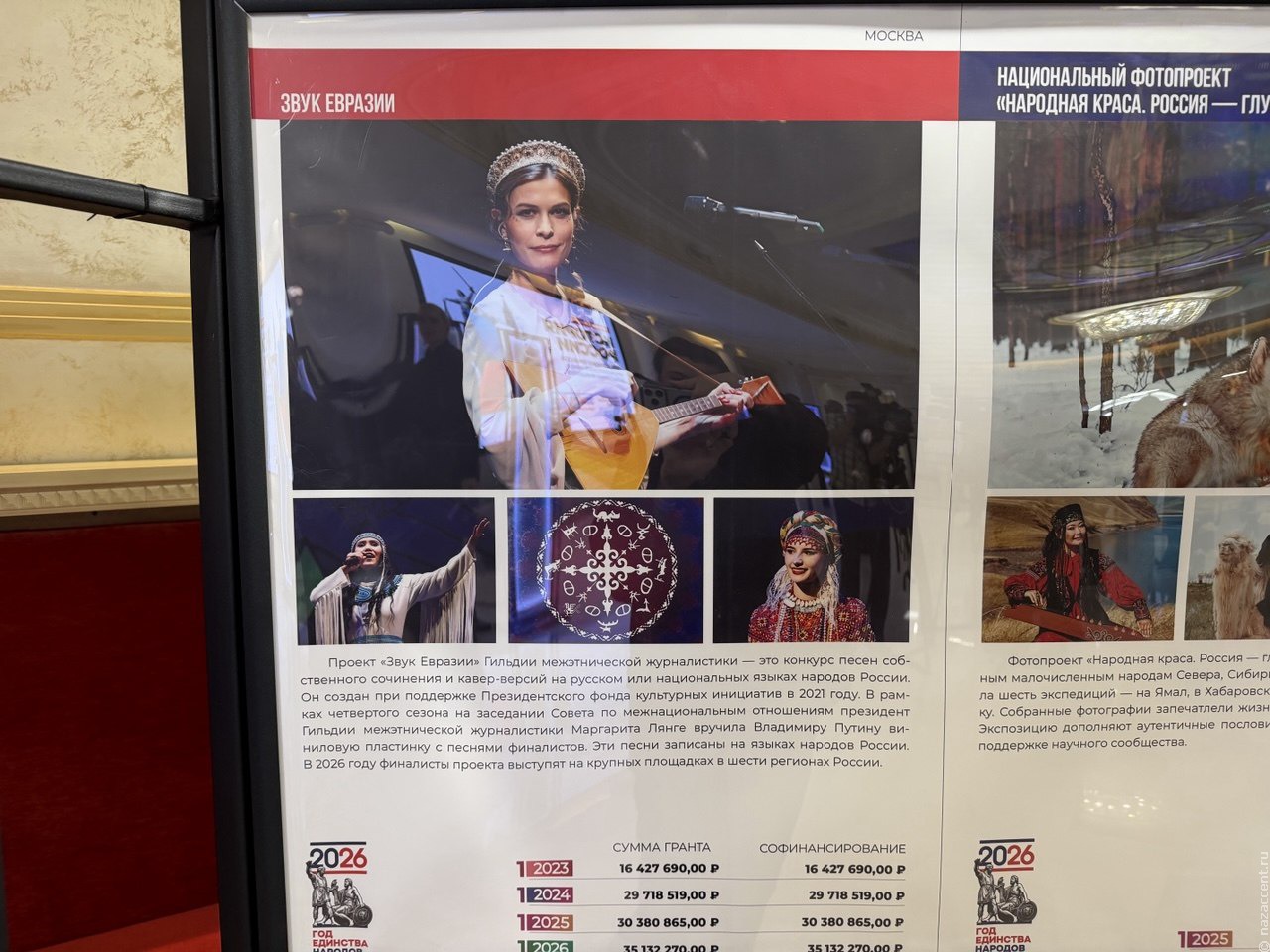 Проект "Звук Евразии" представлен на выставке Президентского фонда культурных инициатив