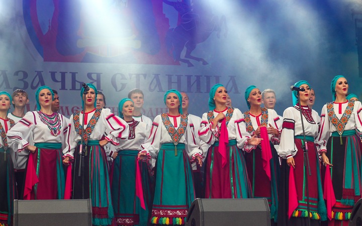 VII Международный фестиваль "Казачья станица Москва"