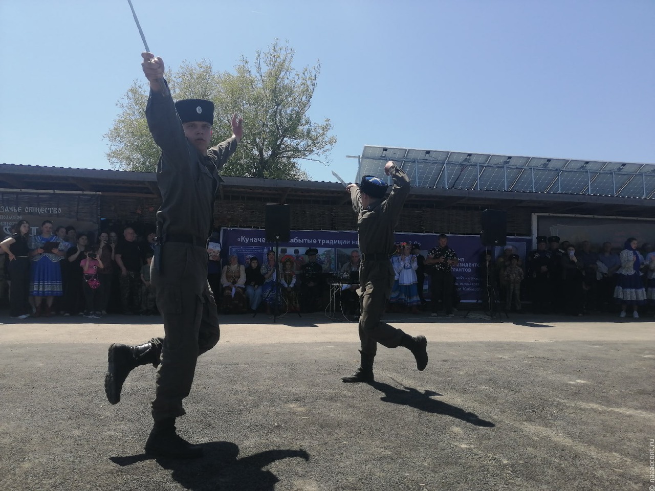 Обряд куначества показали на казачьем фестивале в Ставропольском крае