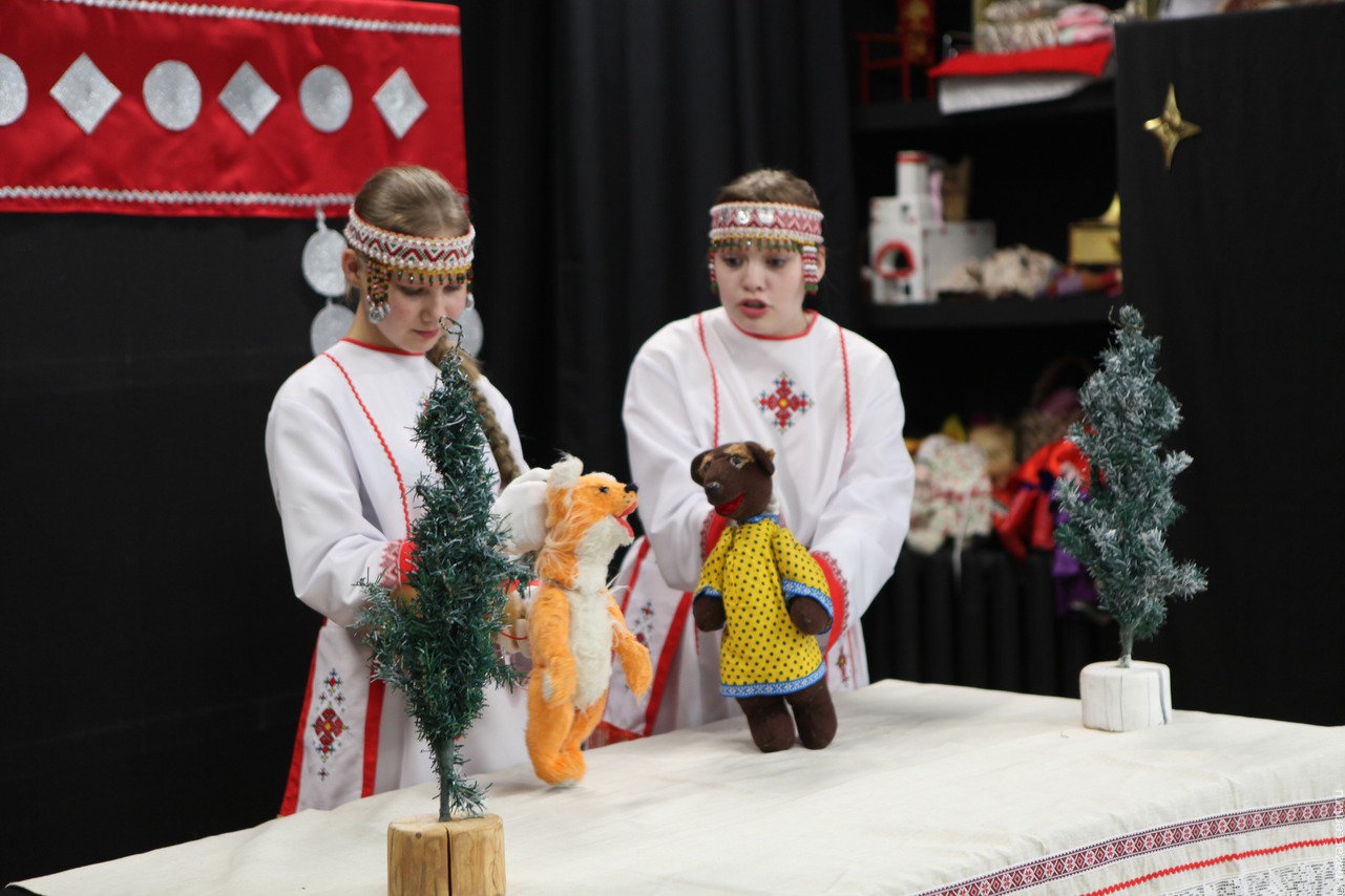 Куклами ожившая чувашская сказка