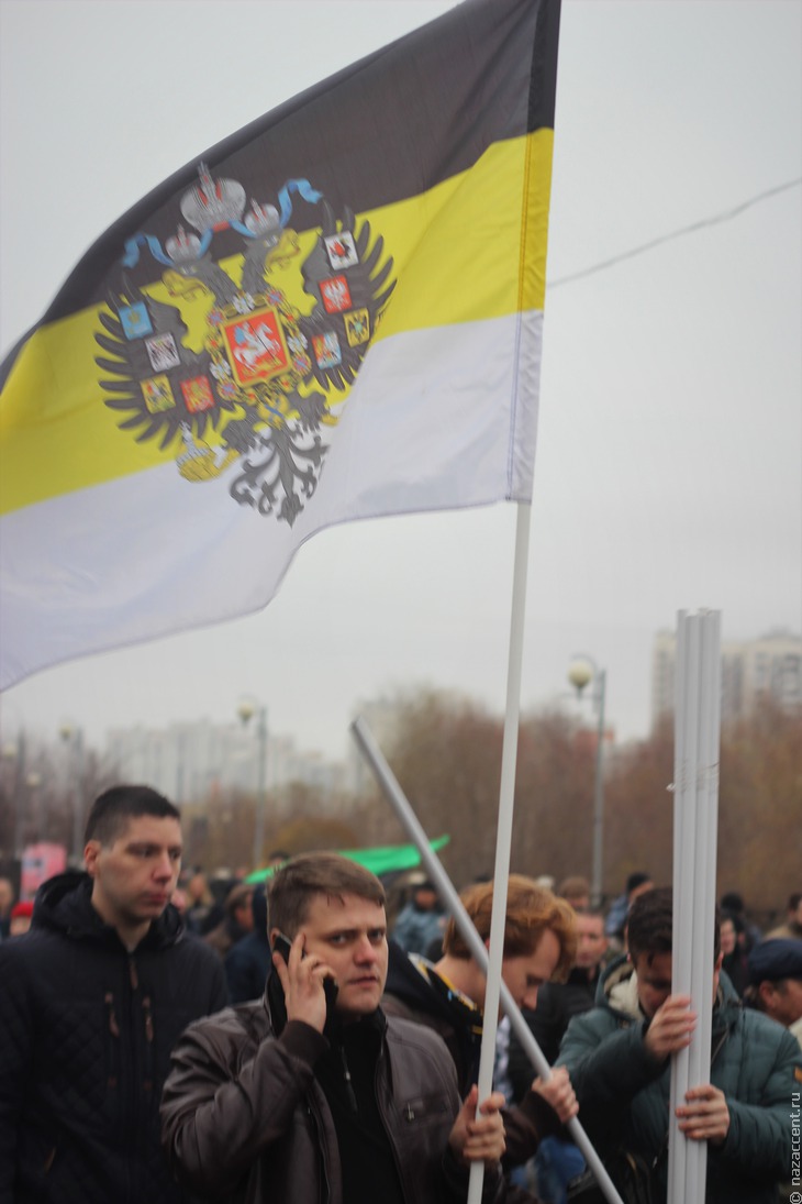 Русский марш-2019 в Люблино - Национальный акцент