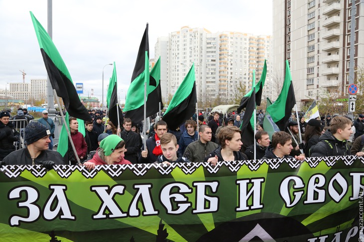 Русский марш в Люблино - Национальный акцент