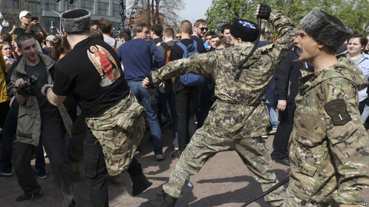 Прокуратура: Казаки не привлекались для работы на майском митинге оппозиции