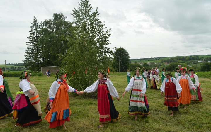 Праздник Троицы в Курской области