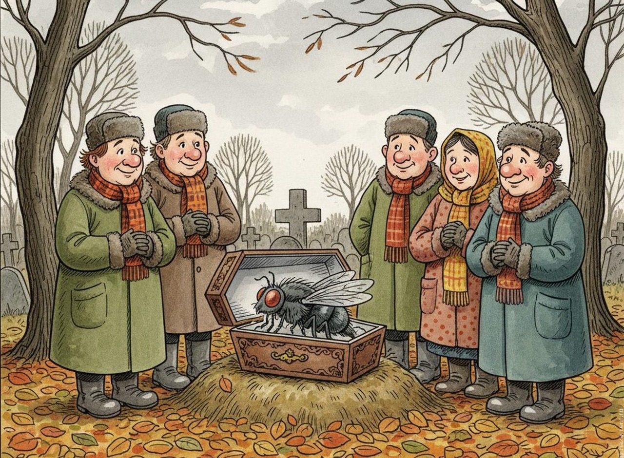 К слову, о забытом. Похороны мух!