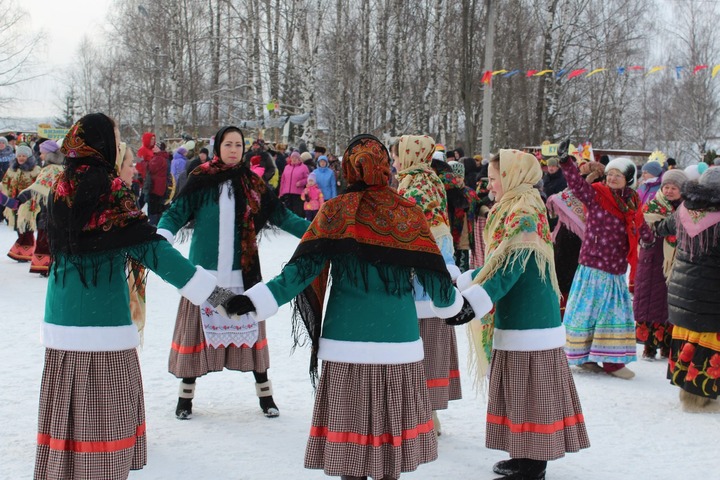 Коми Масленицу "Гажа валяй" отпраздновали в Коми