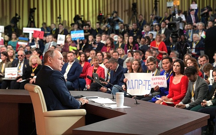 Путин: Во время Великой отечественной мы сражались в том числе за сохранение восточнославянского народа