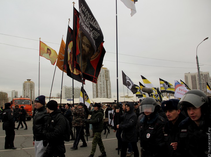 "Русский марш-2017" в Люблино - Национальный акцент