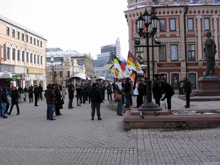 В Казани прошел интернациональный пикет против этнической преступности