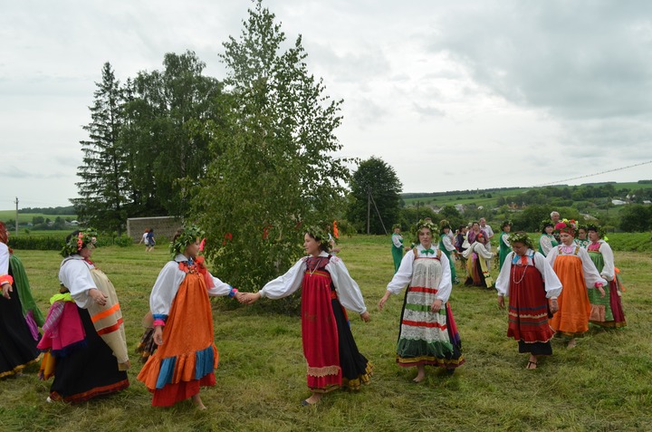 Праздник Троицы в Курской области