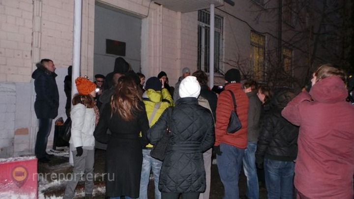 В Москве "Русские студенты" провели сход памяти зарезанного парня