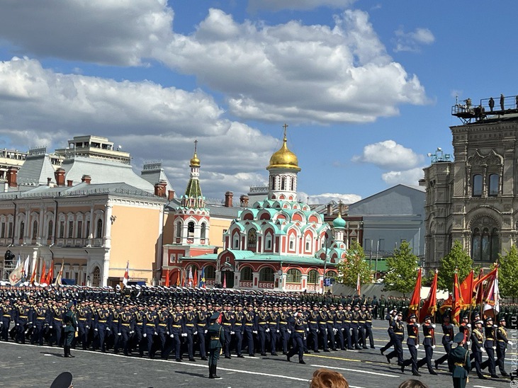 Парад Победы на Красной площади - Национальный акцент