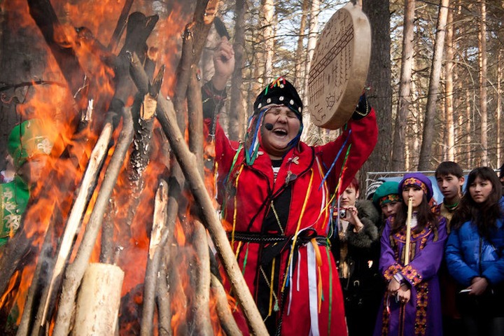 В Новокузнецке шорцы отметили "Медвежий праздник"
