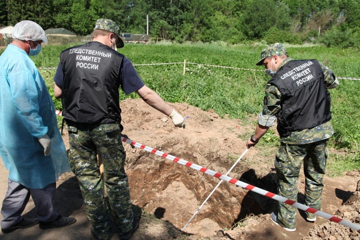 Захоронение убитых нацистами граждан нашли в Пскове