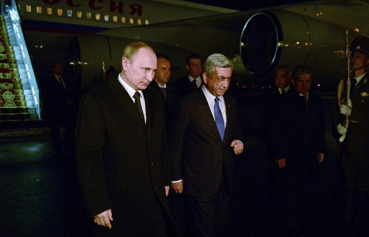 Путин побывал в Армении на мероприятиях, приуроченных к 100-летию геноцида армян