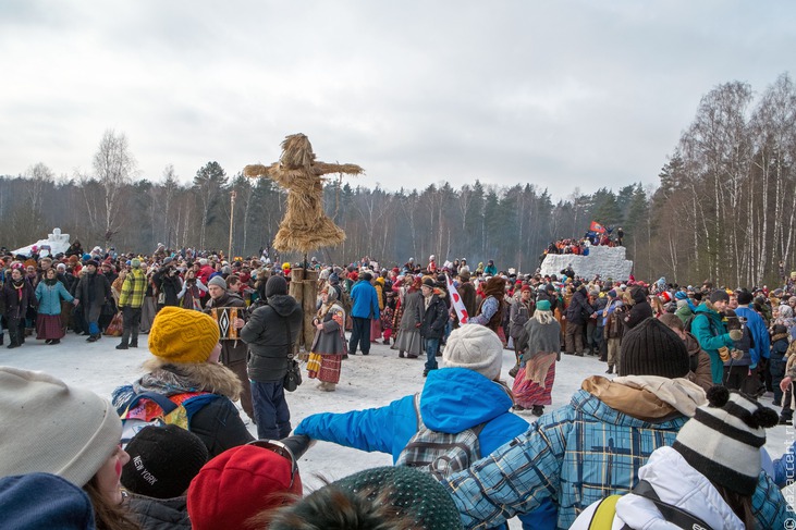 Бакшевская масленица в Подмосковье - Национальный акцент