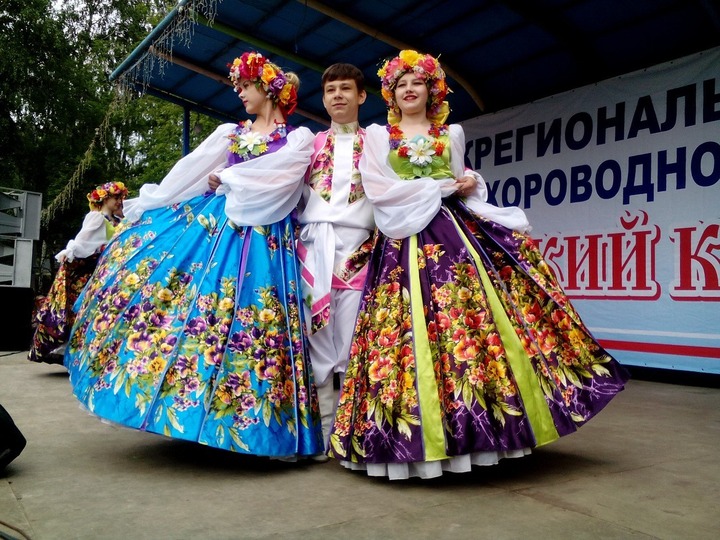 Фестиваль хороводной культуры "Славянский круг" в Новосибирске